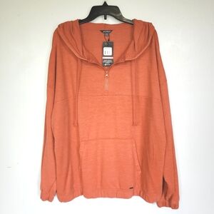 Eddie Bauer Soft French Terry Half Zip Hoodie